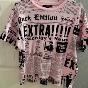 Newspaper t-shirt